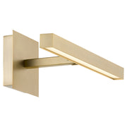 18" LED Picture Light in Aged Brass