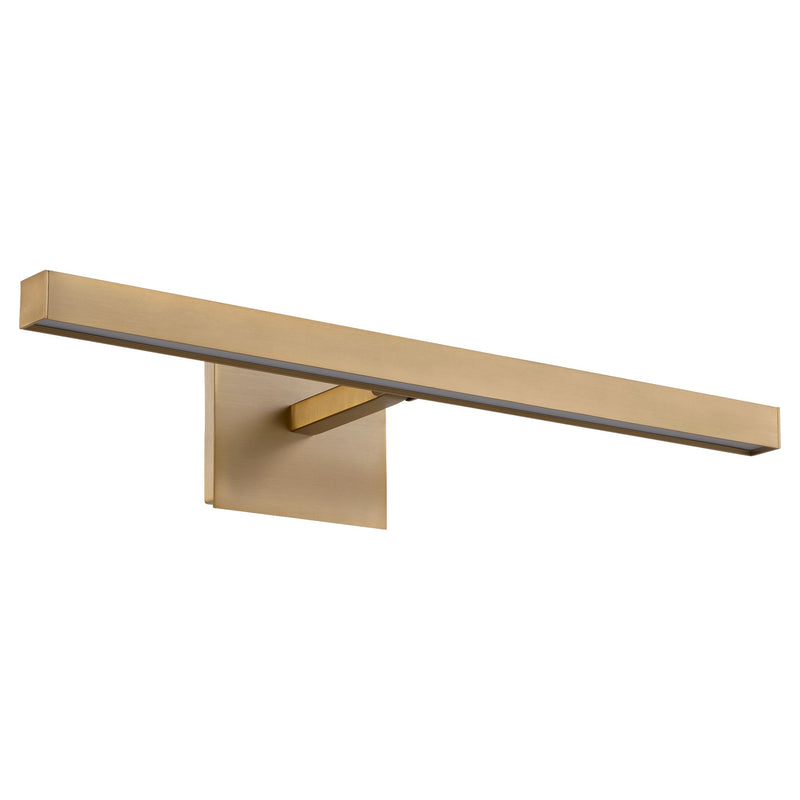 23" LED Picture Light in Aged Brass
