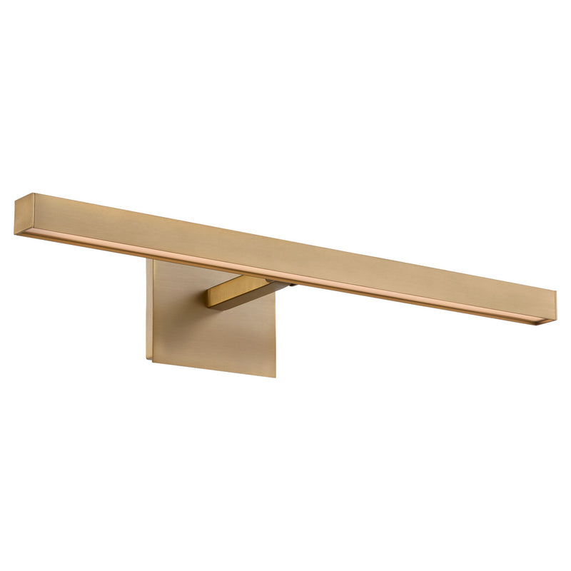 23" LED Picture Light in Aged Brass