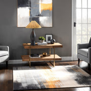 Maren Table Lamp in Black Roughed Ceramic