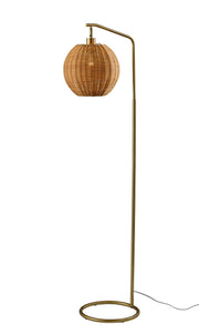 Maeve Floor Lamp in Antique Brass