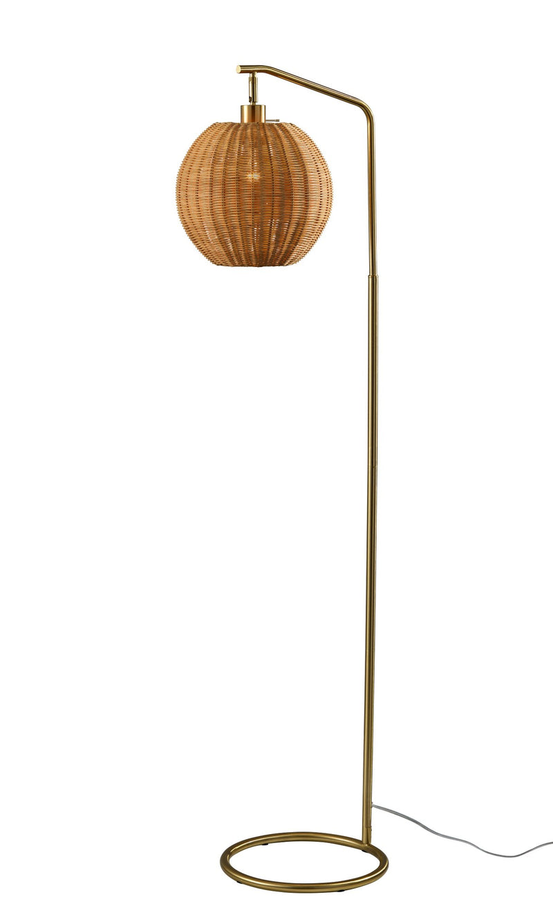 Maeve Floor Lamp in Antique Brass