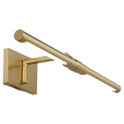 Warwick LED Picture Light in Aged Brass