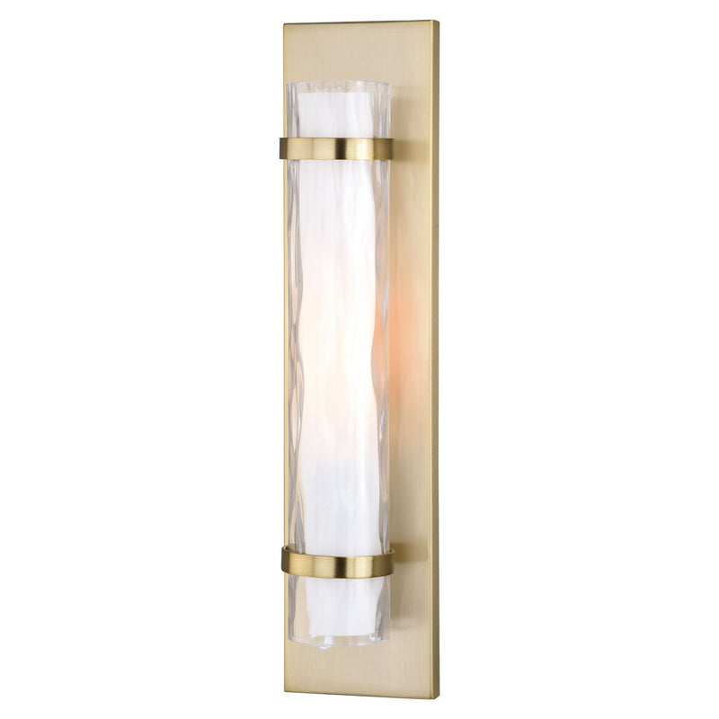 Vilo 1 Light Wall Sconce in Golden Brass