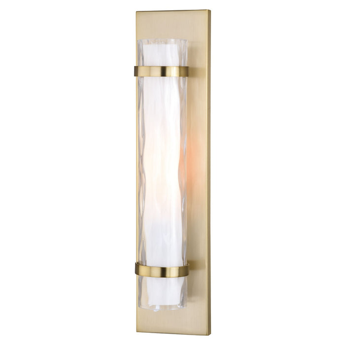 Vilo 1 Light Wall Sconce in Golden Brass