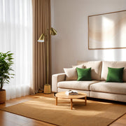 Josephine 2-Light Floor Lamp in Antique Brass