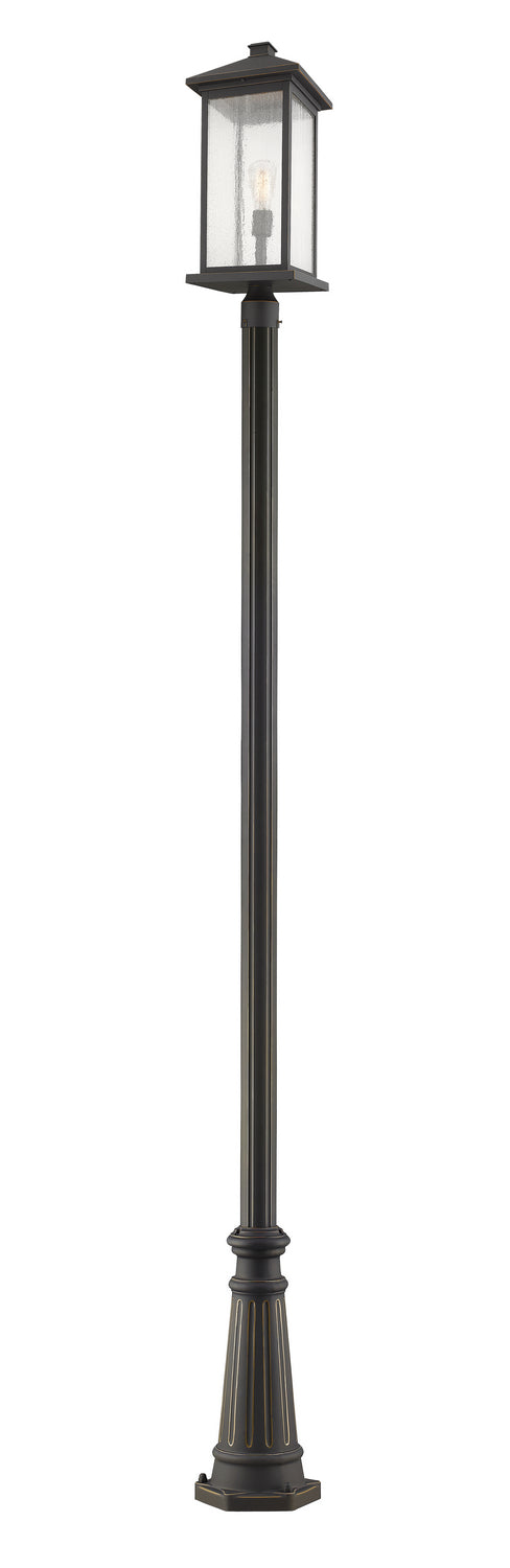 Portland 1 Light Outdoor Post Mount in Oil Rubbed Bronze (519P Mount - incl.)