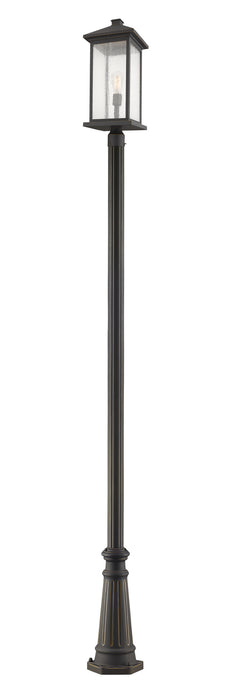Portland 1 Light Outdoor Post Mount in Oil Rubbed Bronze (519P Mount - incl.)