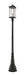 Portland 1 Light Outdoor Post Mount in Black (564P Post - incl.)