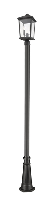 Beacon 2 Light Outdoor Post Mount in Black (519P Mount)