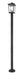 Beacon 2 Light Outdoor Post Mount in Black (567P Post)