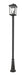 Beacon 3 Light Outdoor Post Mount in Black (519P Mount)