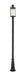 Roundhouse 1 Light Outdoor Post Mount in Black (519P Mount - incl.)