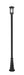 Jordan 1 Light Outdoor Post Mount in Black (519P Mount - incl.)