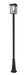 Seoul 2 Light Outdoor Post Mount in Black (519P Mount)