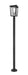 Seoul 2 Light Outdoor Post Mount in Black (567P Post)