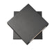 Quadrate 1 Light Outdoor Wall Sconce in Black