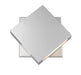 Quadrate 1 Light Outdoor Wall Sconce in Silver