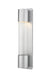 Striate 1 Light Outdoor Wall Sconce in Silver