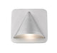 Obelisk 1 Light Outdoor Wall Sconce in Silver