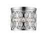 Dealey 3 Light Flush Mount in Chrome