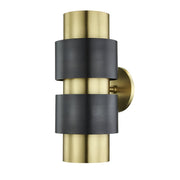 Cyrus 2-Light Wall Sconce in Aged Brass/old Bronze