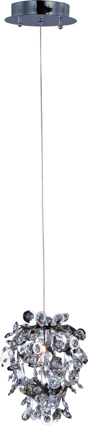 Comet 1 Light LED Mini Pendant in Polished Chrome