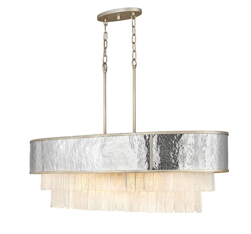 Reverie 10-Light Linear Pendant in Champagne Gold