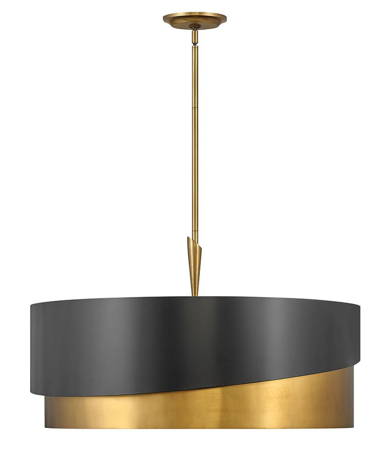 Gigi 8-Light Pendant in Heritage Brass
