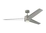 Armstrong 60" LED Ceiling Fan in Brushed Steel