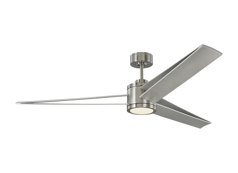 Armstrong 60" LED Ceiling Fan in Brushed Steel