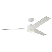 Armstrong 60" LED Ceiling Fan in Matte White