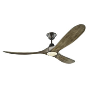 Maverick 60" LED Ceiling Fan in Aged Pewter