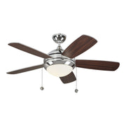 Discus 44" LED Ceiling Fan in Polished Nickel