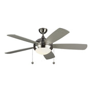 Discus 52" LED Ceiling Fan in Brushed Steel