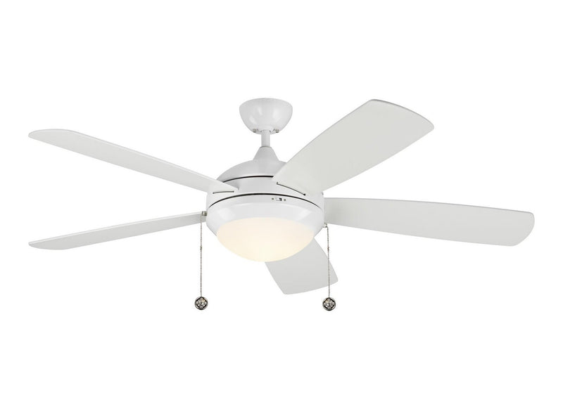 Discus 52" LED Ceiling Fan in White