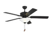 Haven LED 2 52" Ceiling Fan in Matte Black