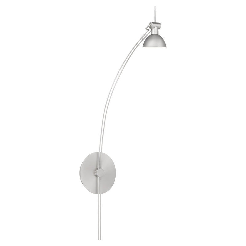 Moki LED Picture Light in Satin Nickel