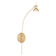 Moki LED Picture Light in Aged Brass