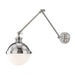 Latham 1-Light Swing Arm Wall Sconce - Lamps Expo