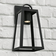 Leighton Small Outdoor Wall Lantern in Black