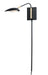 Scan LED Wall Sconce in Black / Satin Brass