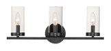Sentinel Three Light Bath Vanity in Black
