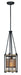 Boundry One Light Pendant in Black / Barn Wood / Antique Brass