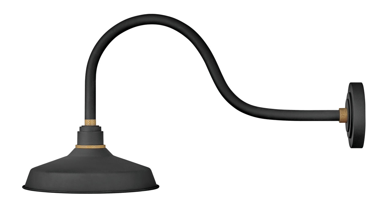 Foundry Classic LED Barn Light in Textured Black