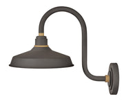 Foundry Classic Medium 20" Arm Outdoor Wall Sconce in Museum Bronze