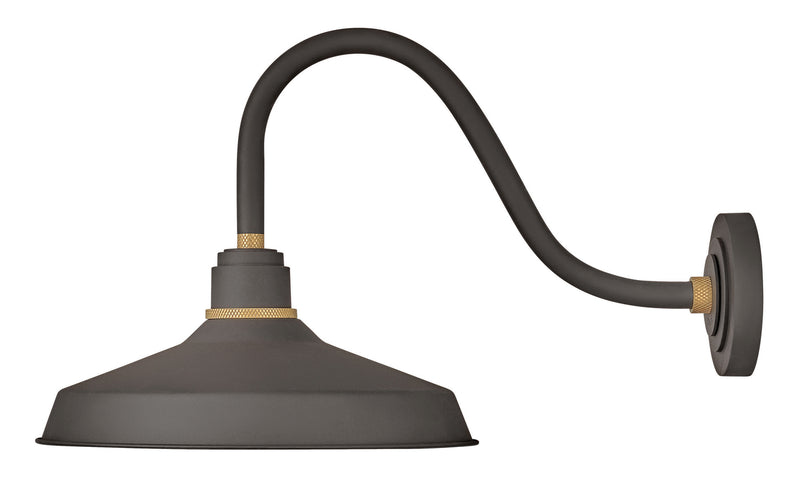Foundry Classic Medium Gooseneck Barn Light in Museum Bronze