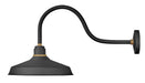 Foundry Classic LED Barn Light in Textured Black