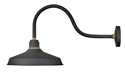 Foundry Classic LED Barn Light in Textured Black