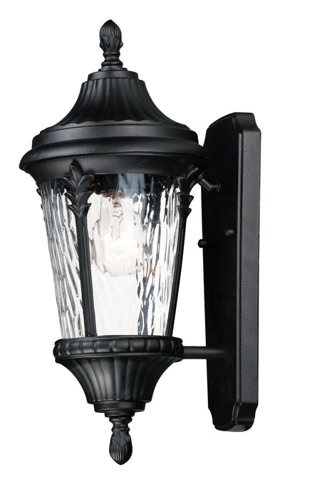 Sentry One Light Outdoor Wall Lantern in Black